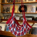 Retro Plaid Slouch Bag