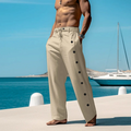 Seaside Manor Linen-Blend Trousers