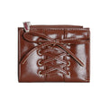 Bow Lace-Up Mini Wallet