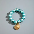 Seabourne Capri‑Pearl Charm Bracelet