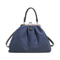 Leopard Kiss-Lock Shoulder Bag