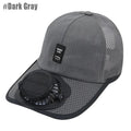 Solar Fan Baseball Cap