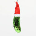 Lark Gilded Pickle Glass Ornament