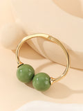 Orbis Dual Sphere Open Bangle