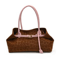 Belted Baguette Shoulder Bag