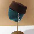 Contour-Crown Wool Beret