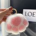 Paw Puff Keychain