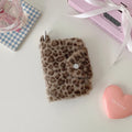 Leopard Plush Coin Purse