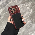 Caulden Litchi Leather Camera Window Phone Case