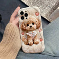 Teddy Pup Relief iPhone Case