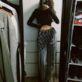 Tamsin Rowe Handwoven Fringe Cover-Up Skirt