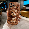 Teddy Pup Relief iPhone Case