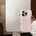 Polka Dot Leather Texture Case
