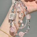 Beaded Bloom Phone Charm