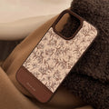 Lily Etch Leather Case