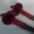Noreth Frost Ring Fox Fur Cuffs