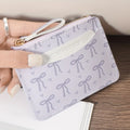 Ribbon Zip Card Pouch