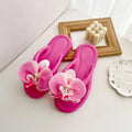 Amaris Orchid Flip Flops
