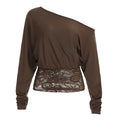 Off-Duty Lace Panel Top