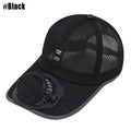 Solar Fan Baseball Cap