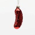 Lark Gilded Pickle Glass Ornament