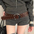 Wide Rivet Y2K Belt