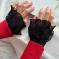 Lace False Cuffs With Detachable Sleeves