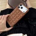 Quilted Grid Cushion Case