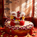 Lion Dance Plush Crossbody Bag