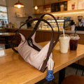 Retro Plaid Slouch Bag