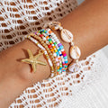 Shell Stack Bracelet Set