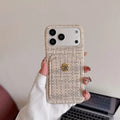 Woven Camellia Card Case