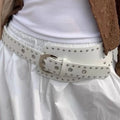 Viper‑Curve Rivet Belt