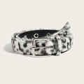 Moondust Plush Leopard Belt