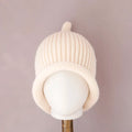 Point-Top Ribbed Winter Hatead Cap