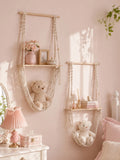 Boho Hanging Storage Shelf