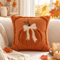 Bow-Tied Pumpkin Pillow