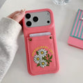 Rosavere Meadow Bloom Card Pocket Phone Case