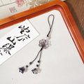 Jade Lotus Beaded Phone Charm