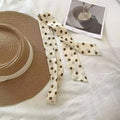 Polka Dot Skinny Scarf