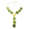 Color Stack Necklace Disc Collar Necklaces