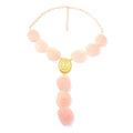 Color Stack Necklace Disc Collar Necklaces