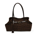 Belted Baguette Shoulder Bag