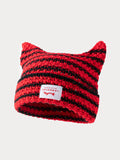 Kitsuna Stripe Knit Beanie