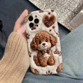 Teddy Pup Relief iPhone Case