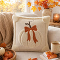 Bow-Tied Pumpkin Pillow