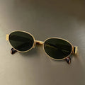 Wire Oval Sunglasses