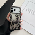 Starlit Stag 3D Metal iPhone Case