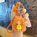 Curly Hair Doll Bag Charm