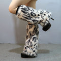 Leopard Cloud Leg Warmers